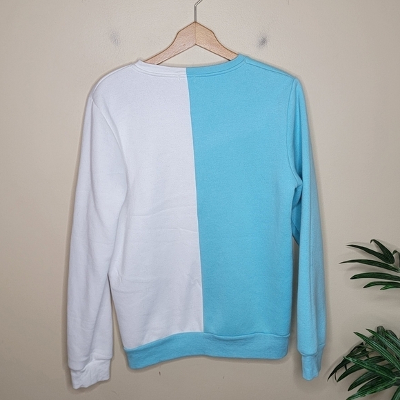 Norris Nuts | Legends Blue White Colorblock Logo Graphic Sweatshirt Size… - Picture 5 of 7